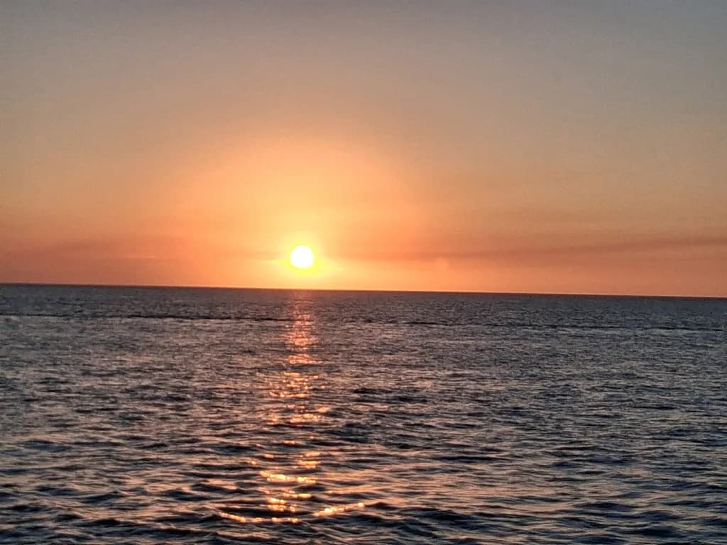 Ocean Sunset Glow