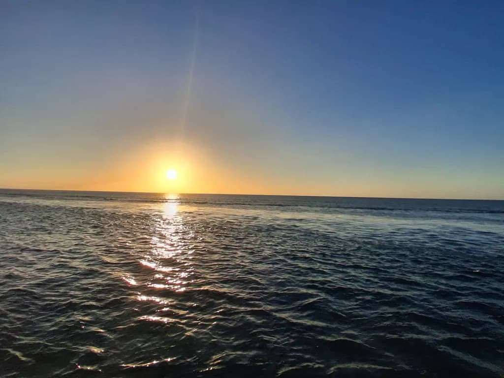 Ocean Sunset Glow