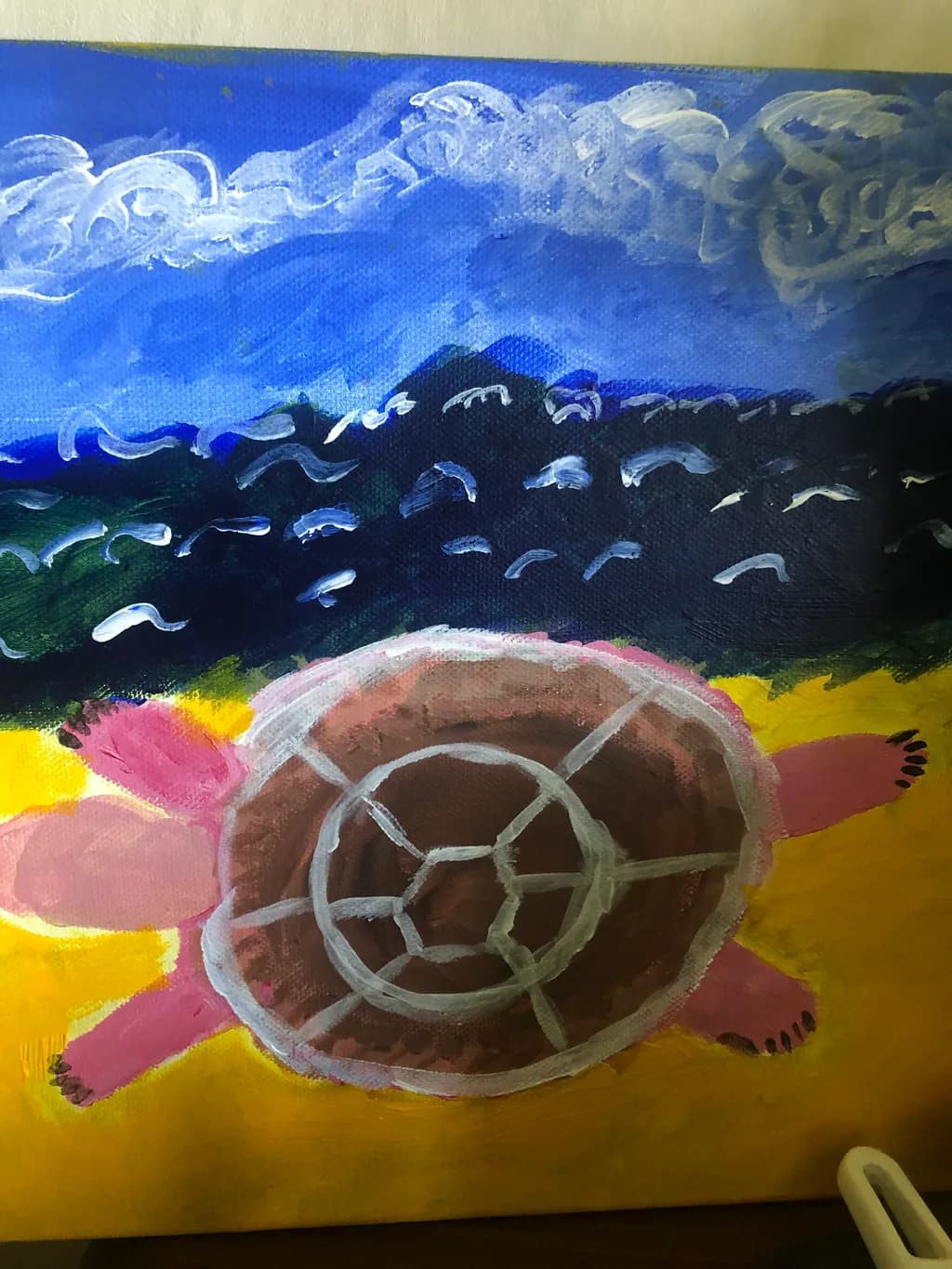 Whimsical Turtle Journey: A Vibrant Exploration of Nature's Serenity