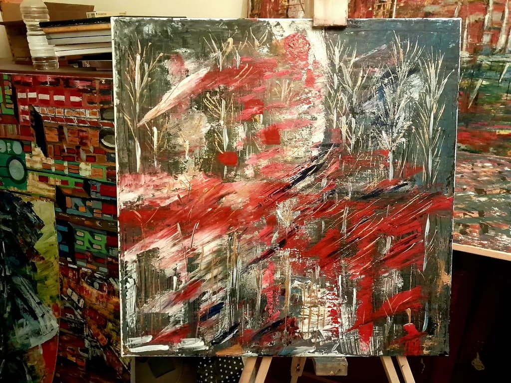 Crimson Landscape