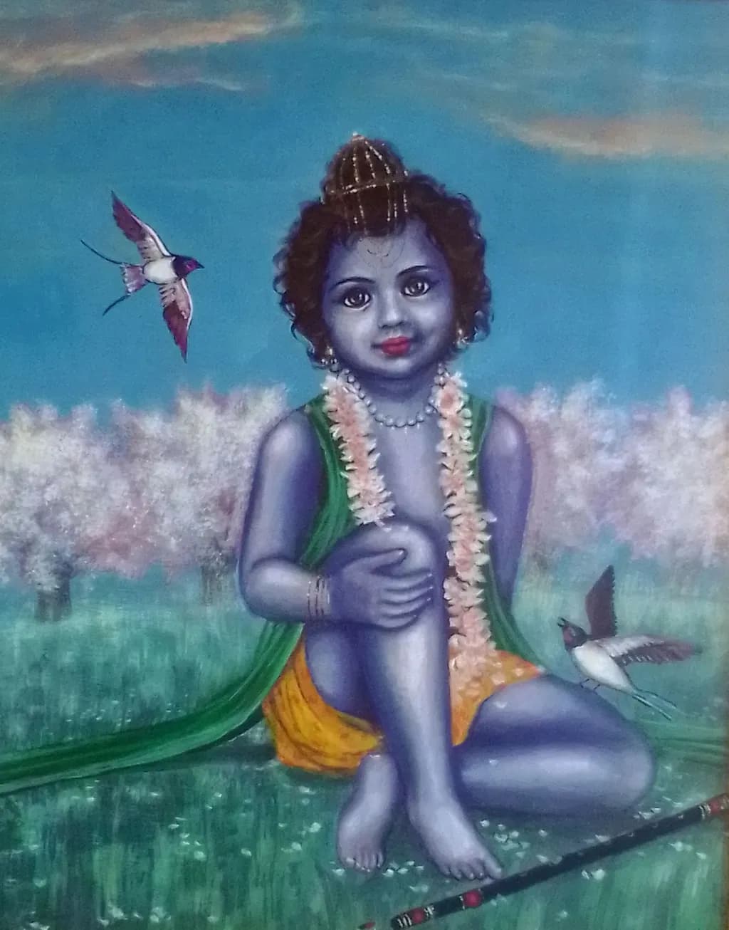Divine Innocence: A Colorful Journey Through Nature and Spirit