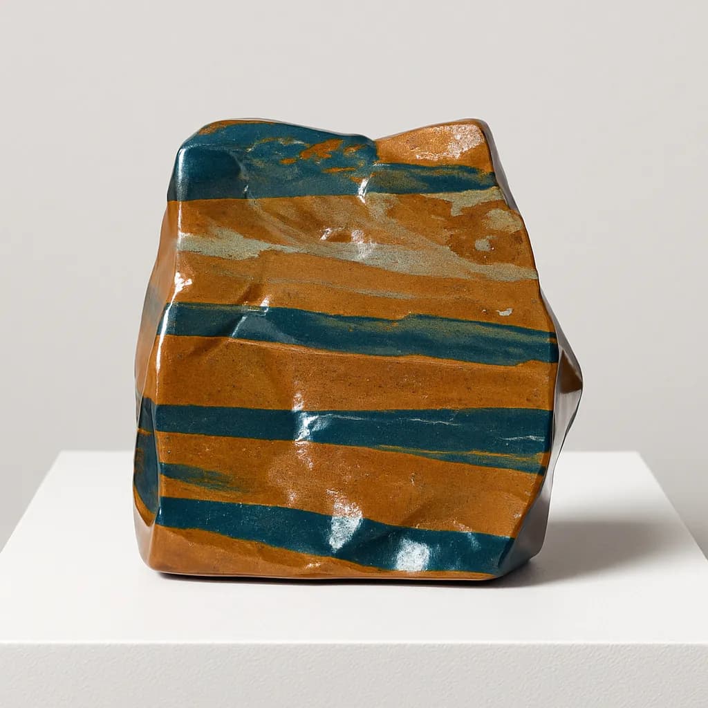 Whispers of Earth: A Textured Harmony in Clay and Color