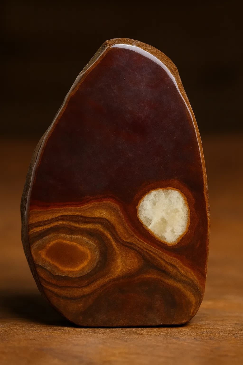 Whispers of Earth: A Captivating Agate Stone Sculpture