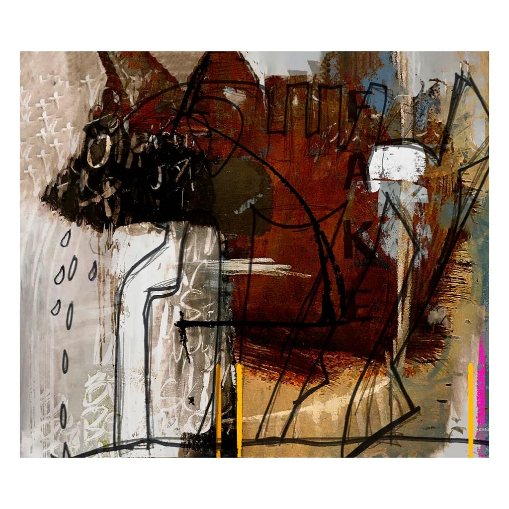 Whispers of Emotion: An Abstract Journey Through Color and Form