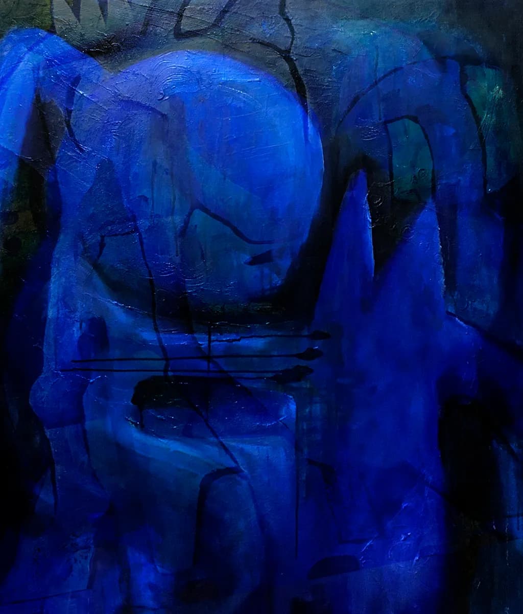 Ethereal Depths: A Journey Through Shades of Blue