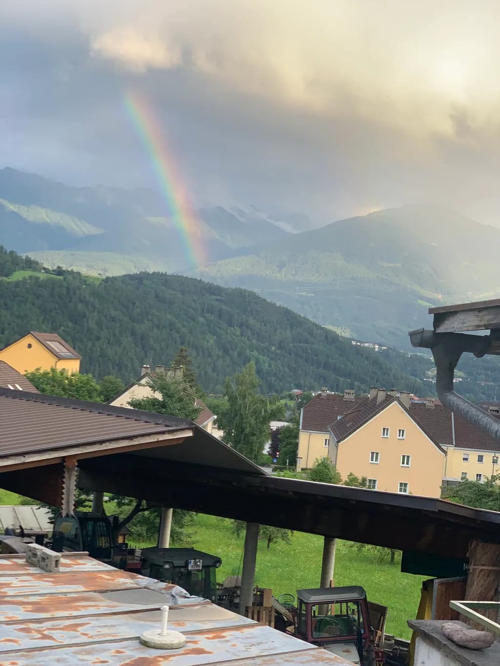 Mountain Rainbow View