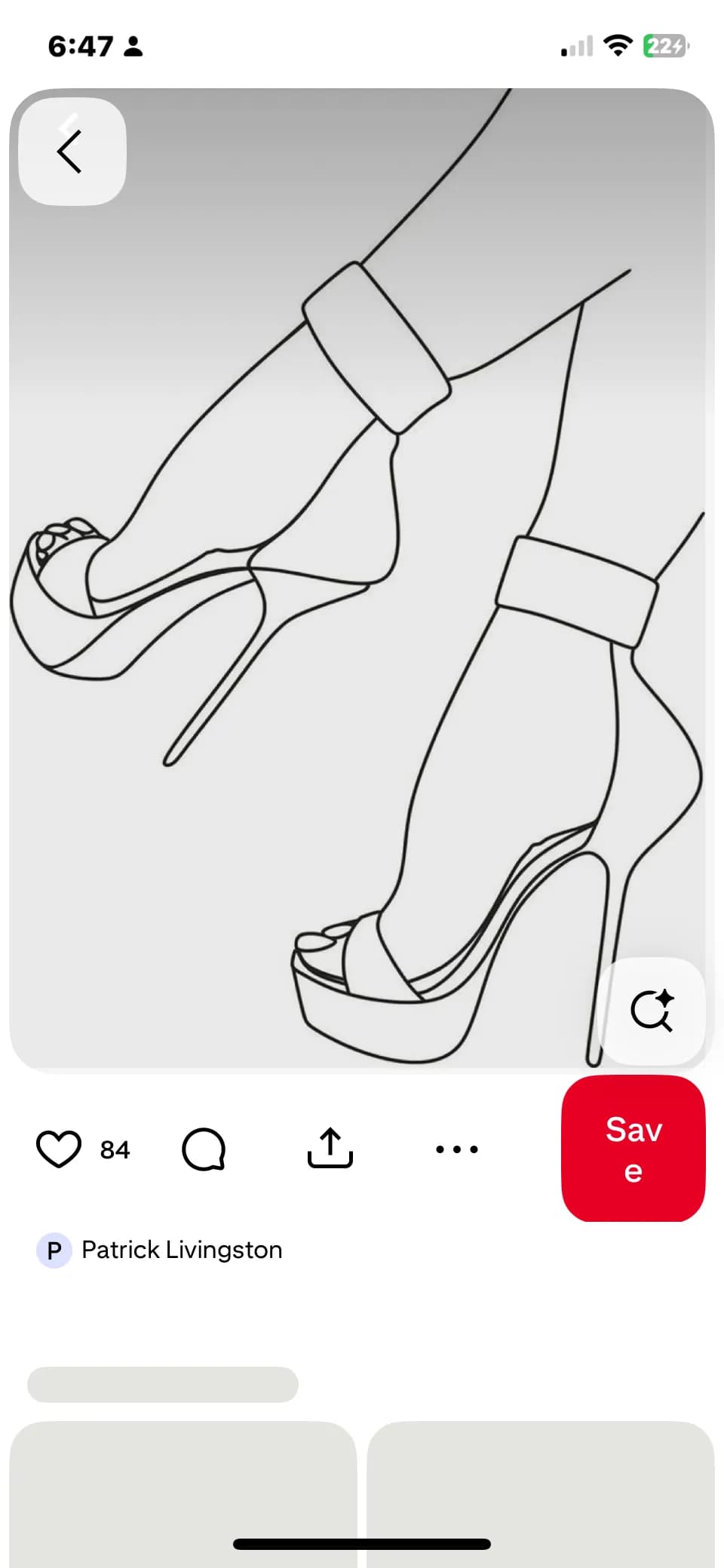 Elegant Stiletto Silhouette: A Minimalist Tribute to Fashion and Femininity