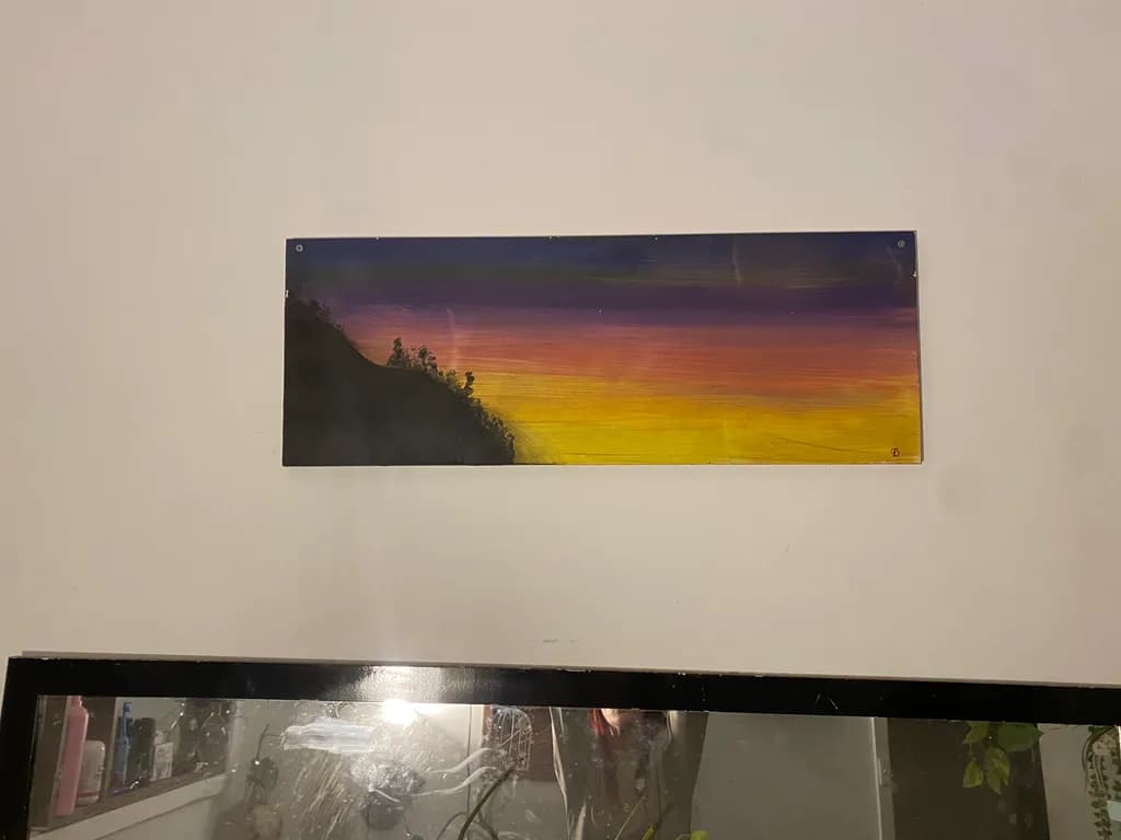 Whispers of Dusk: A Vibrant Sunset Over the Hills