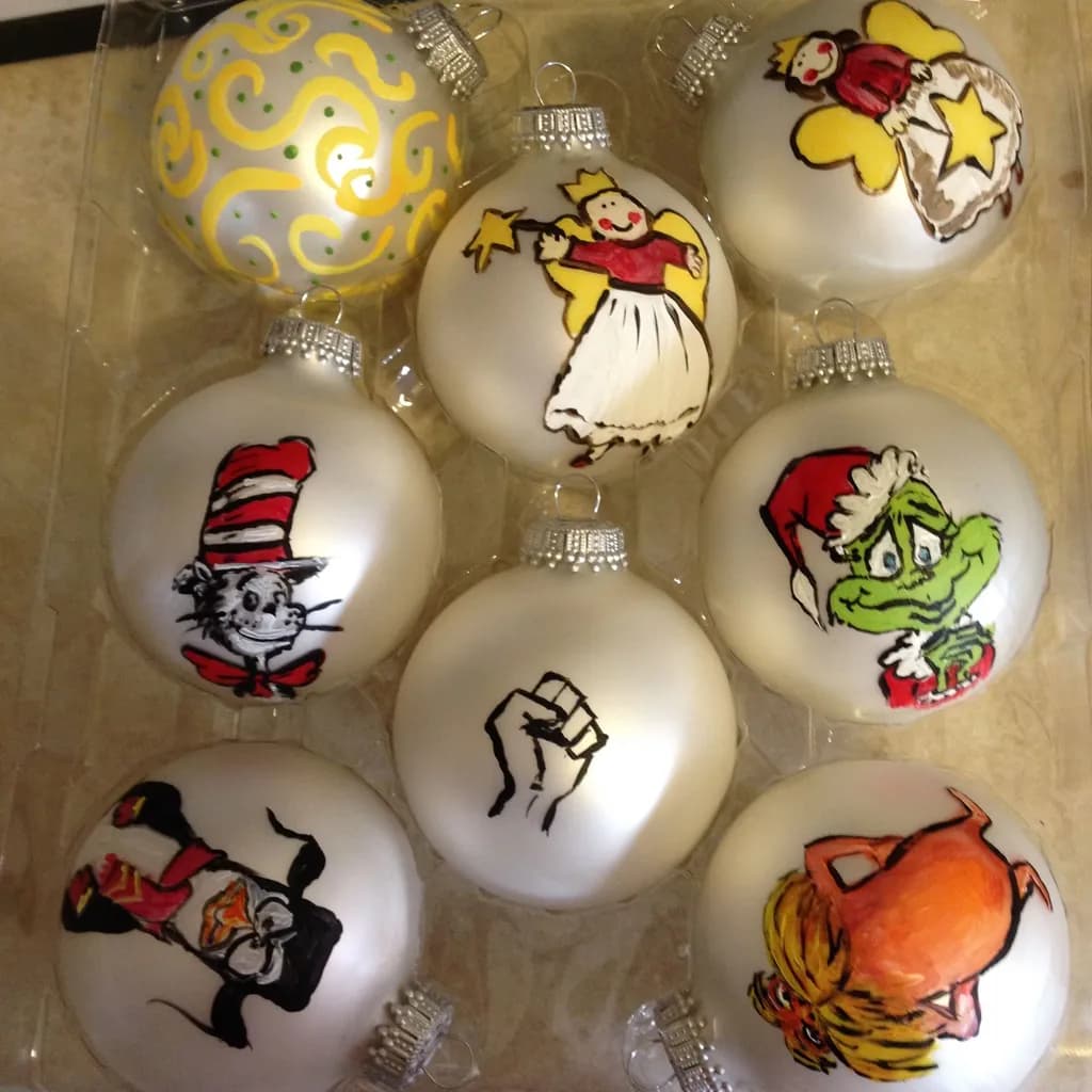 Whimsical Holiday Ornaments: A Colorful Celebration of Festive Characters