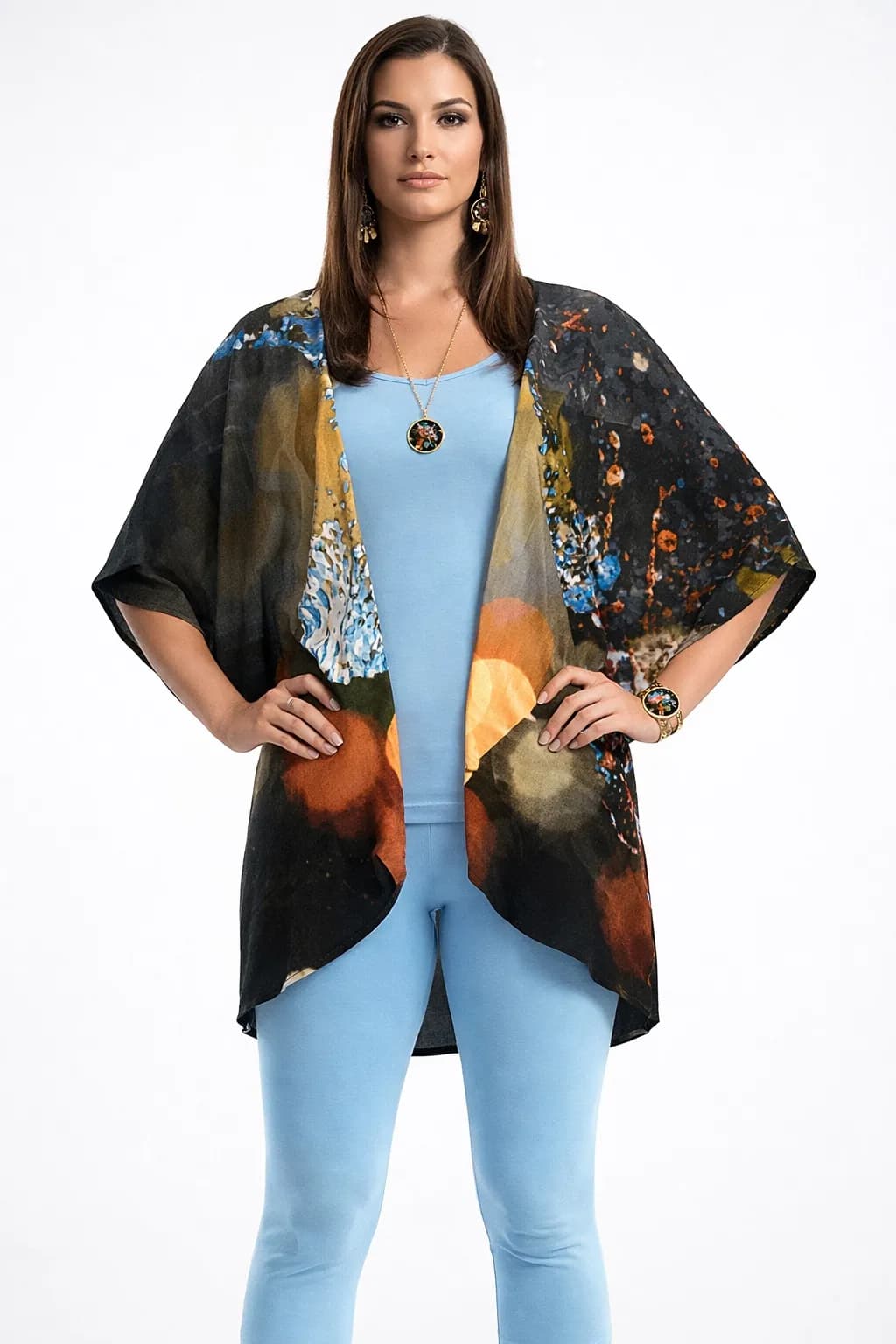Abstract Cascade Wrap