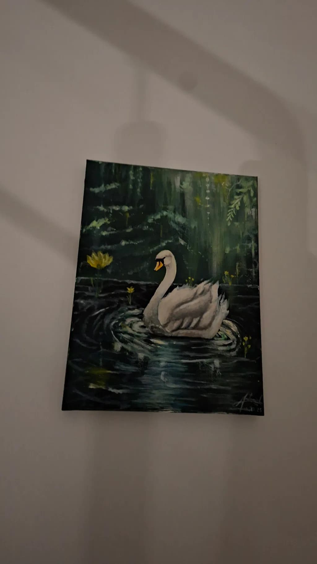 Serenity in Motion: A Graceful Swan Gliding Through Tranquil Waters