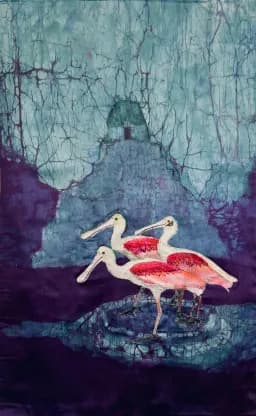 Moonlight Spoonbills