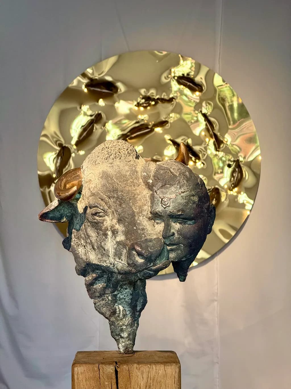 Ethereal Fusion: The Harmony of Man and Beast in Bronze Sculpture