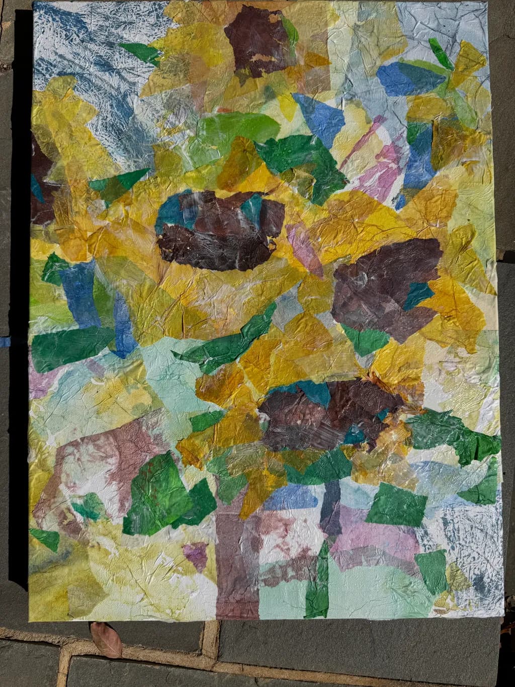 Sunflowers in Abstraction
