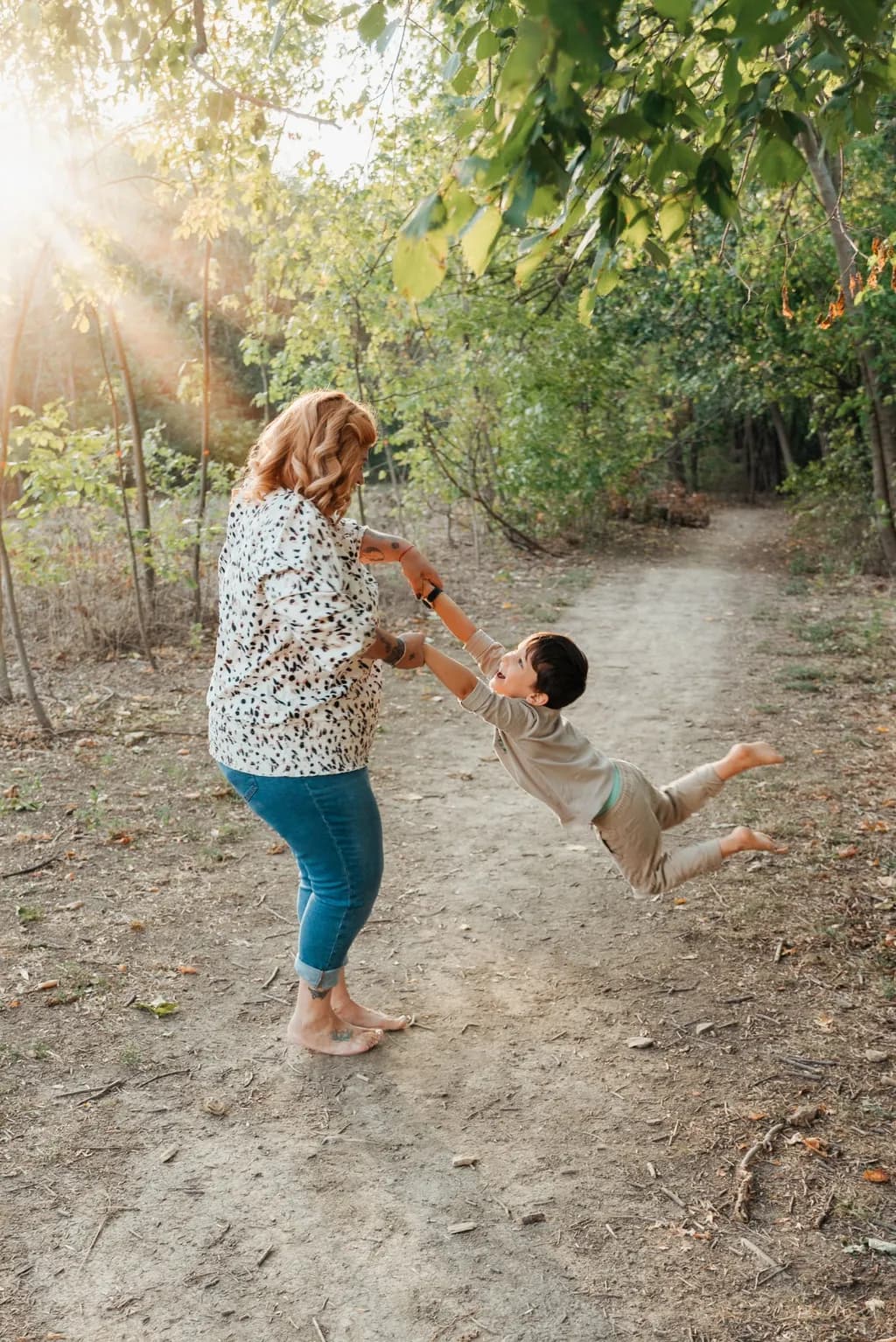 Joyful Moments: A Dance of Laughter and Connection in Nature