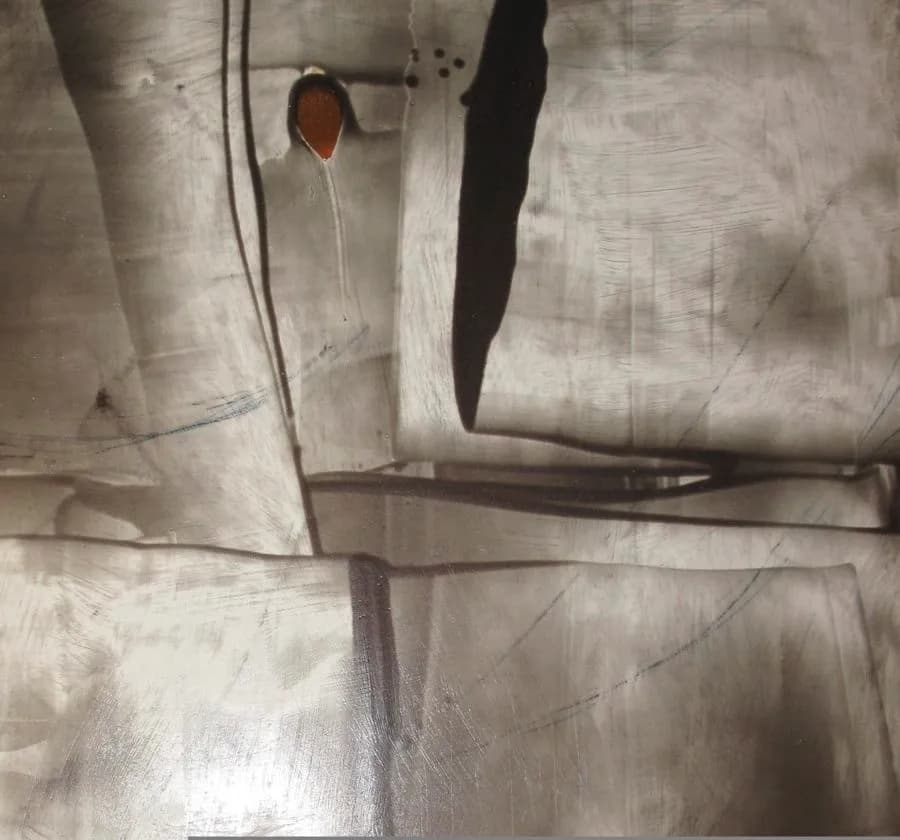 Monochrome Harmony: An Abstract Exploration of Texture and Form