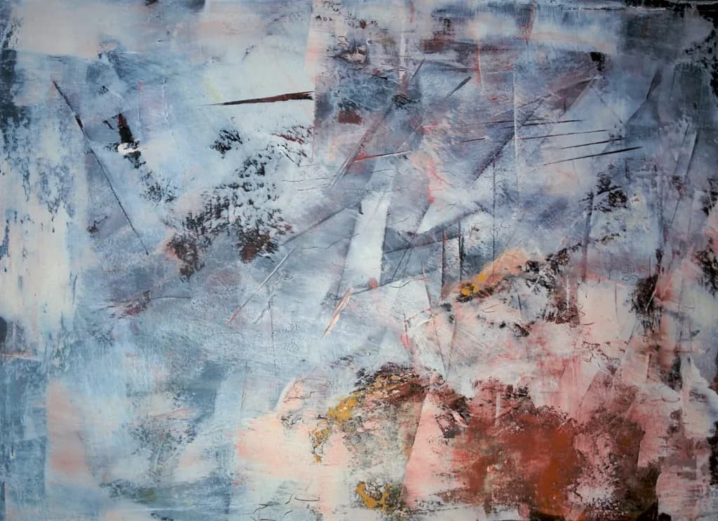 Whispers of Color: An Abstract Journey Through Texture and Emotion
