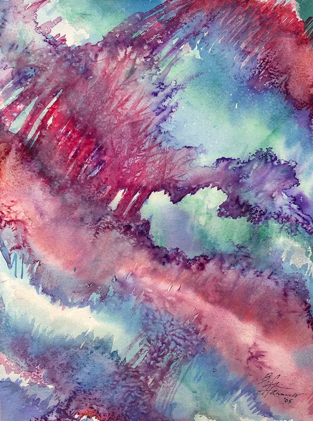 Crimson Forest at Dawn