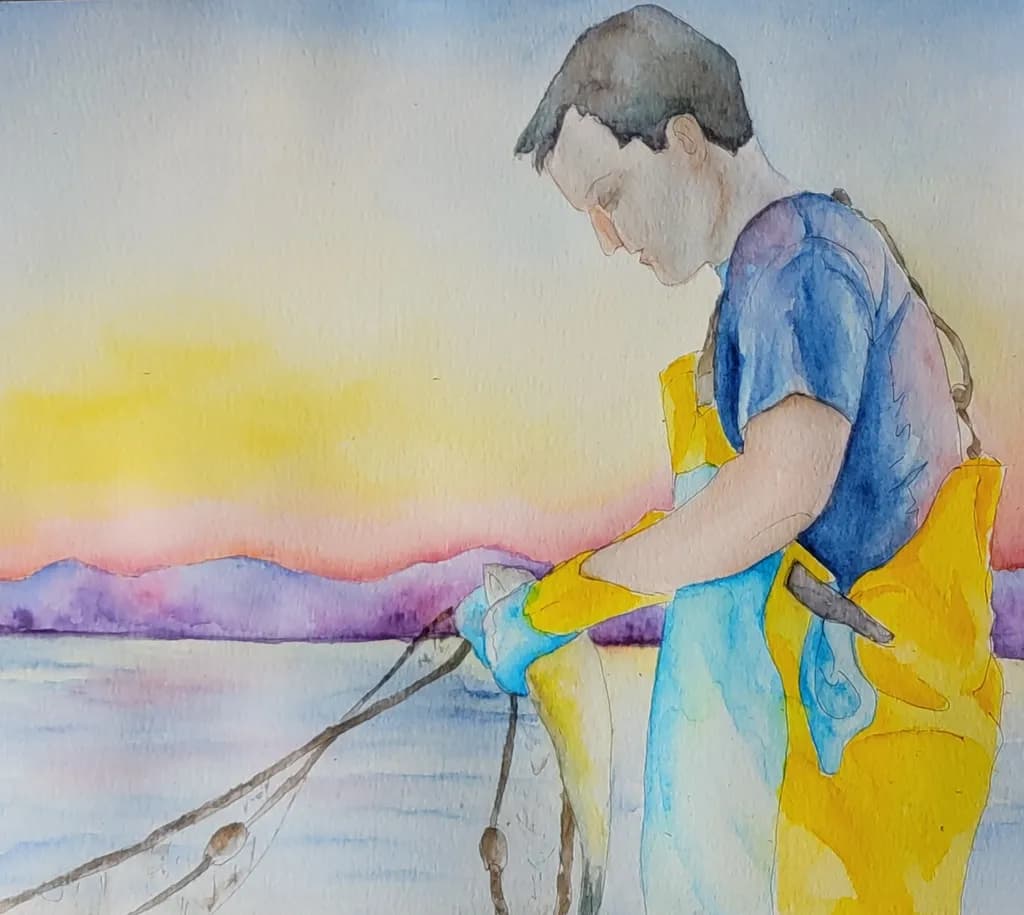 Fishing at Dusk