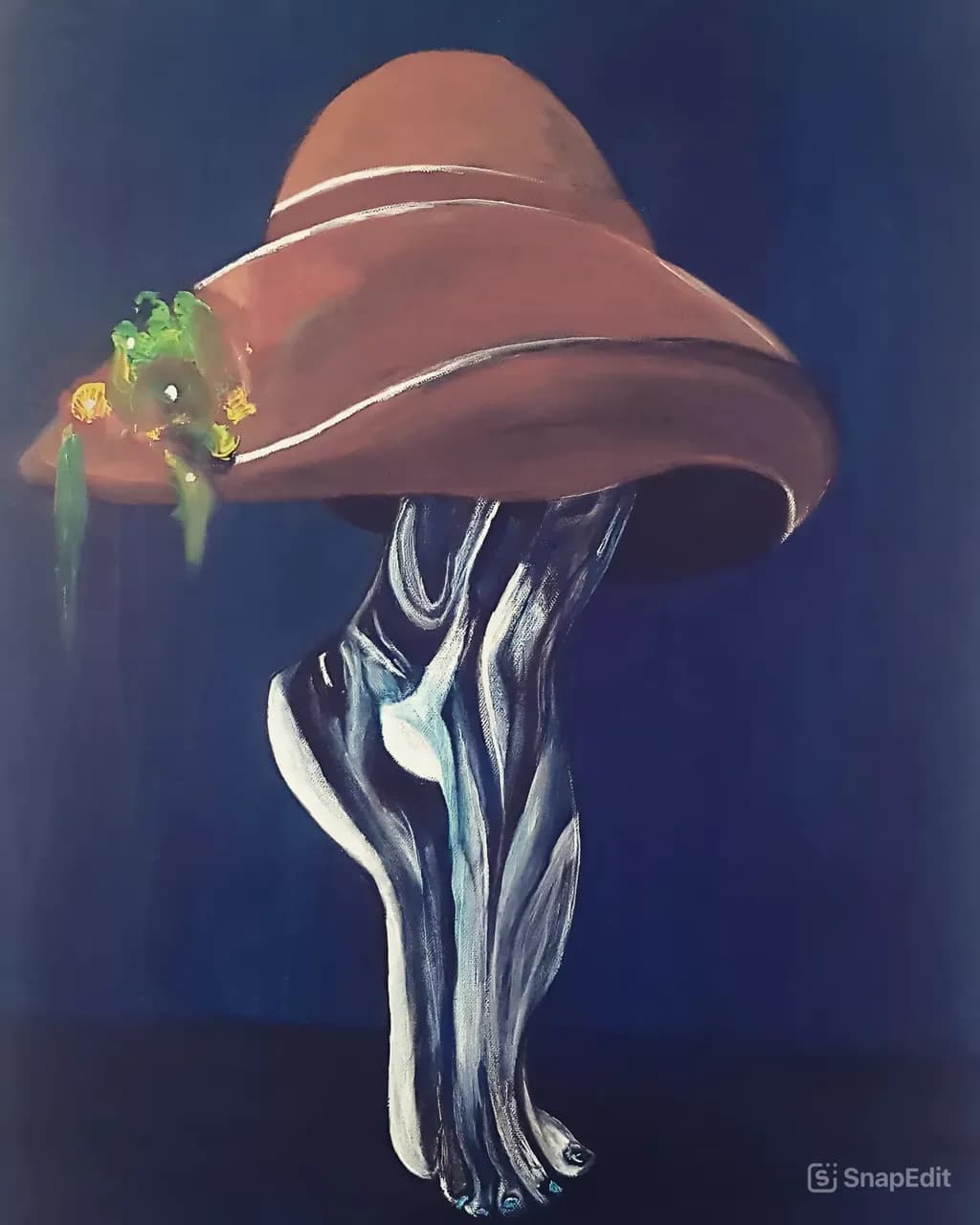 Whimsical Elegance: A Surreal Dance of Color and Form