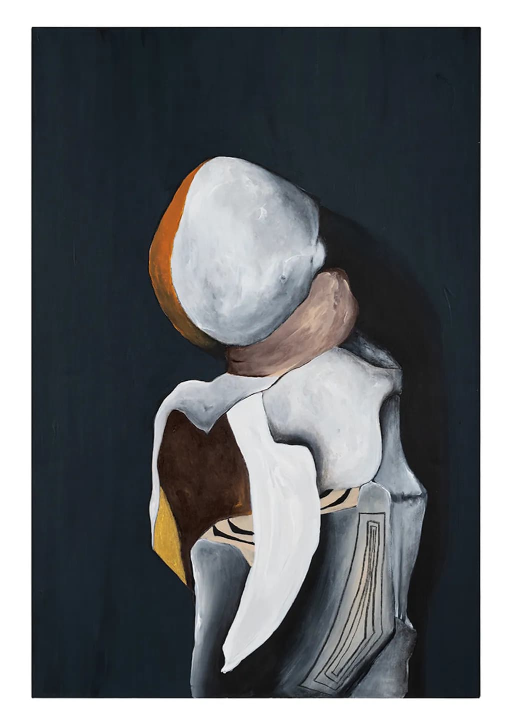 Whispers of Emotion: An Abstract Exploration of Figure and Shadow