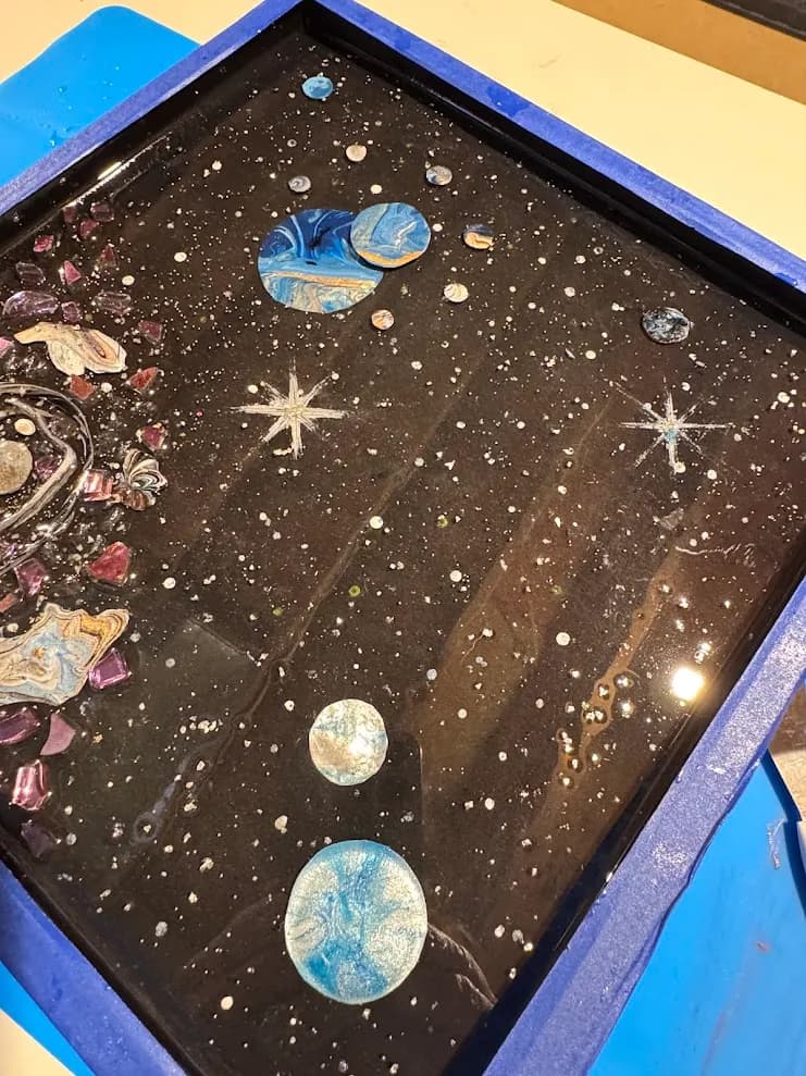 Celestial Dreams: A Cosmic Journey Through Resin Art and Galaxy Inspiration