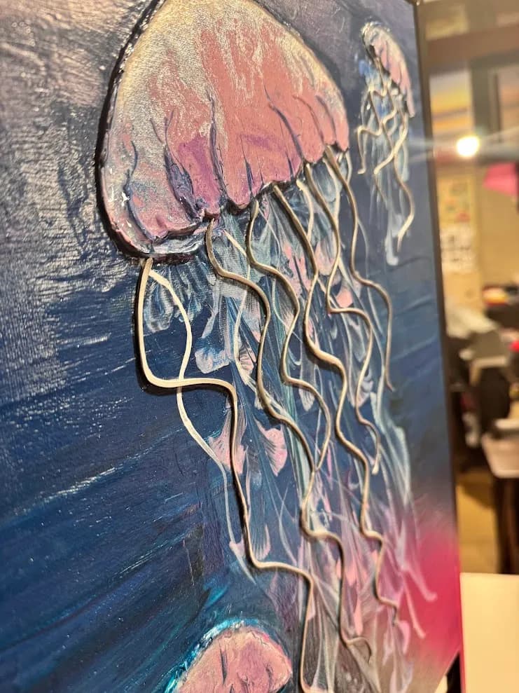 Whispers of the Ocean: Ethereal Jellyfish Dance in Vibrant Hues