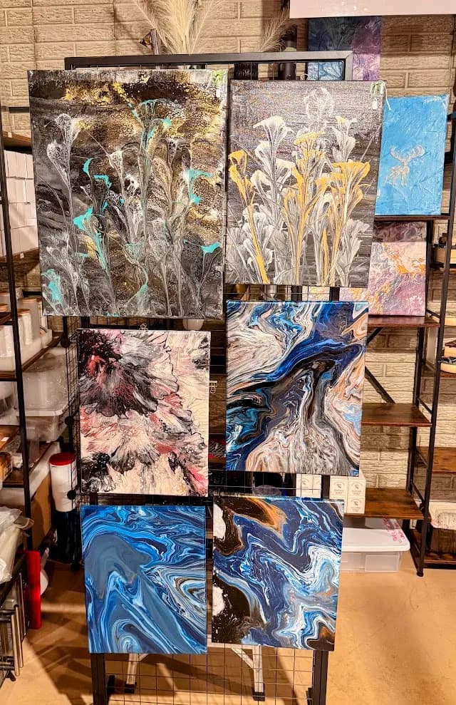 Whispers of Nature: A Vibrant Dance of Color and Texture in Abstract Art