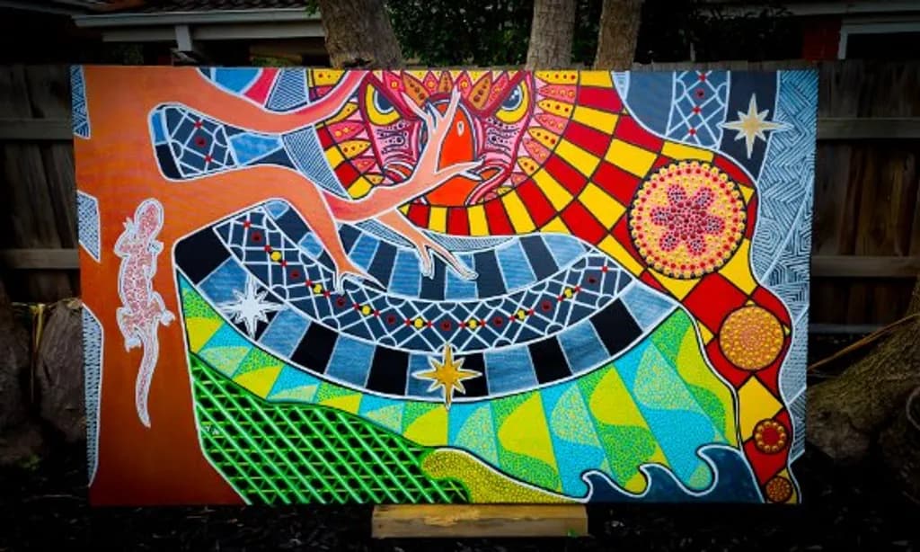 Lizard Mosaic