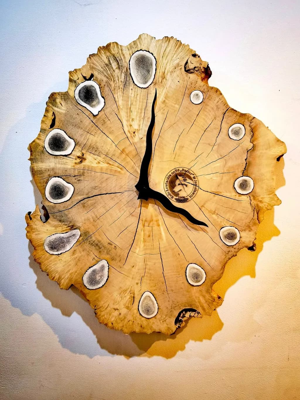 Wood Slice Timepiece