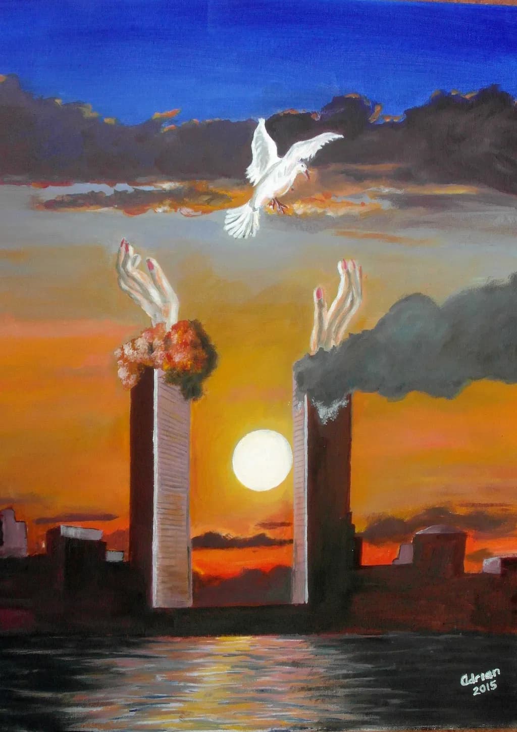 Ethereal Resurgence: A Symbol of Hope Amidst Shadows