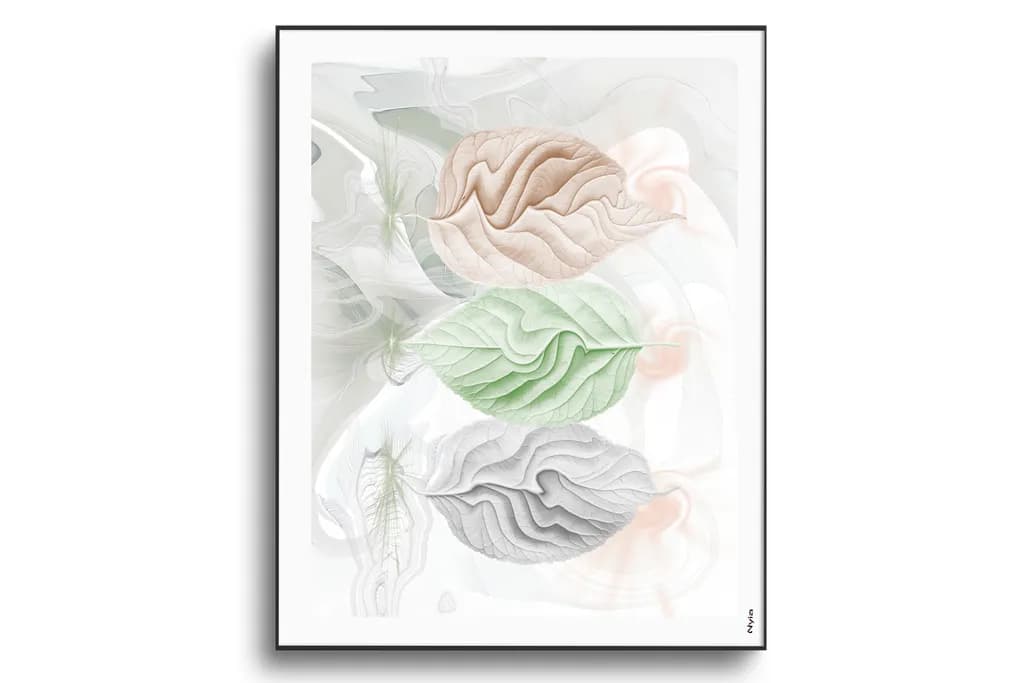 Whispers of Nature: A Harmonious Dance of Textured Leaves