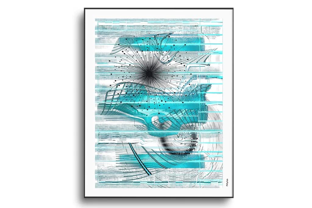 Harmonic Waves: A Dance of Color and Sound in Abstract Artistry