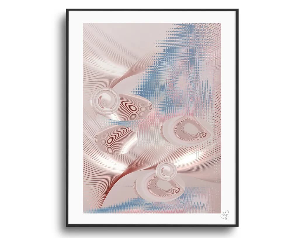 Whimsical Waves: A Dance of Color and Form in Abstract Harmony