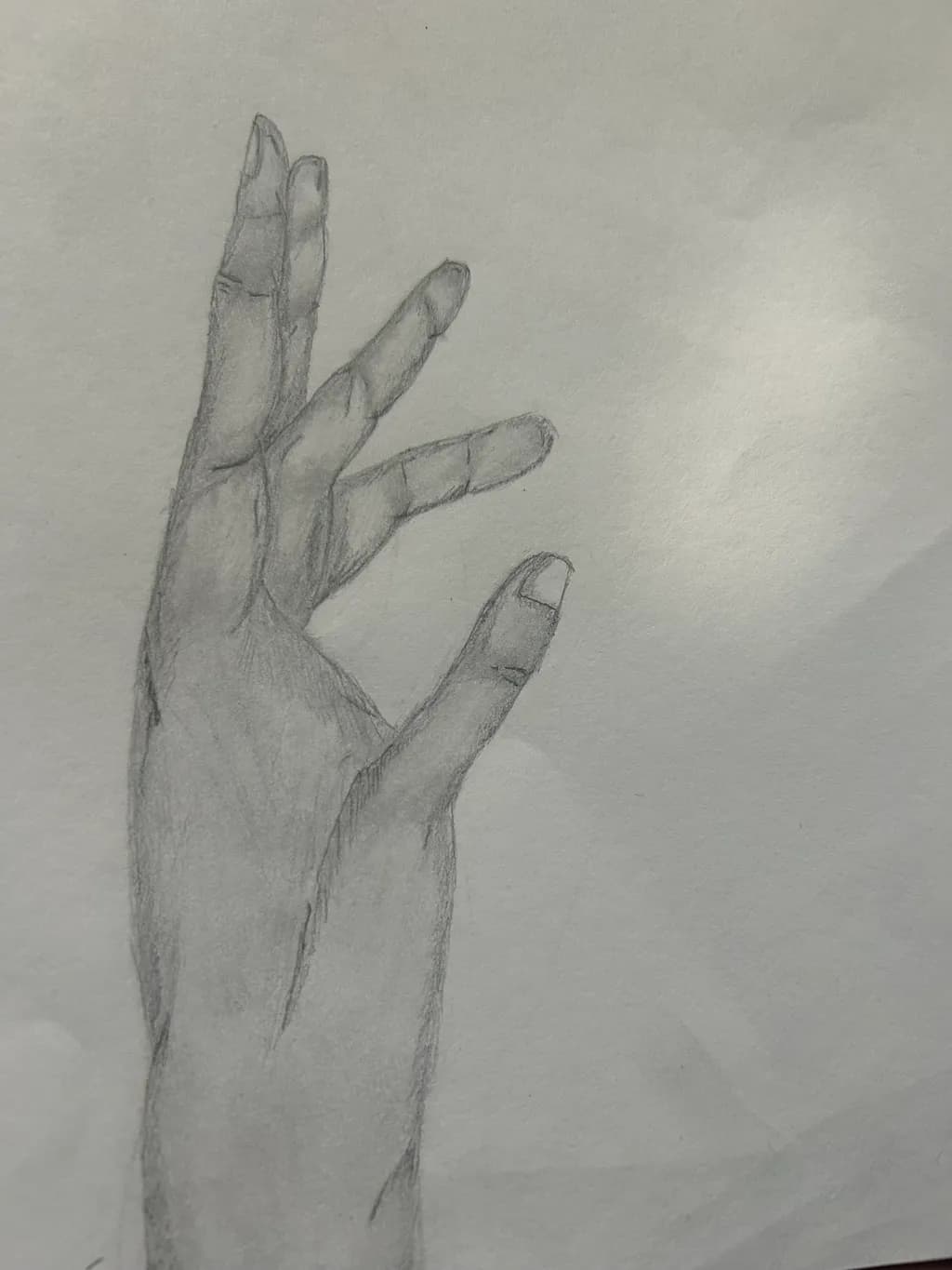 Whispers of Gesture: A Delicate Study of Human Expression in Pencil Sketch