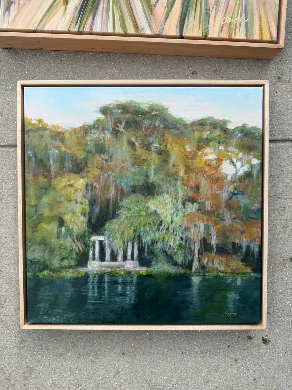 Serene Reflections: A Tranquil Landscape of Water and Trees