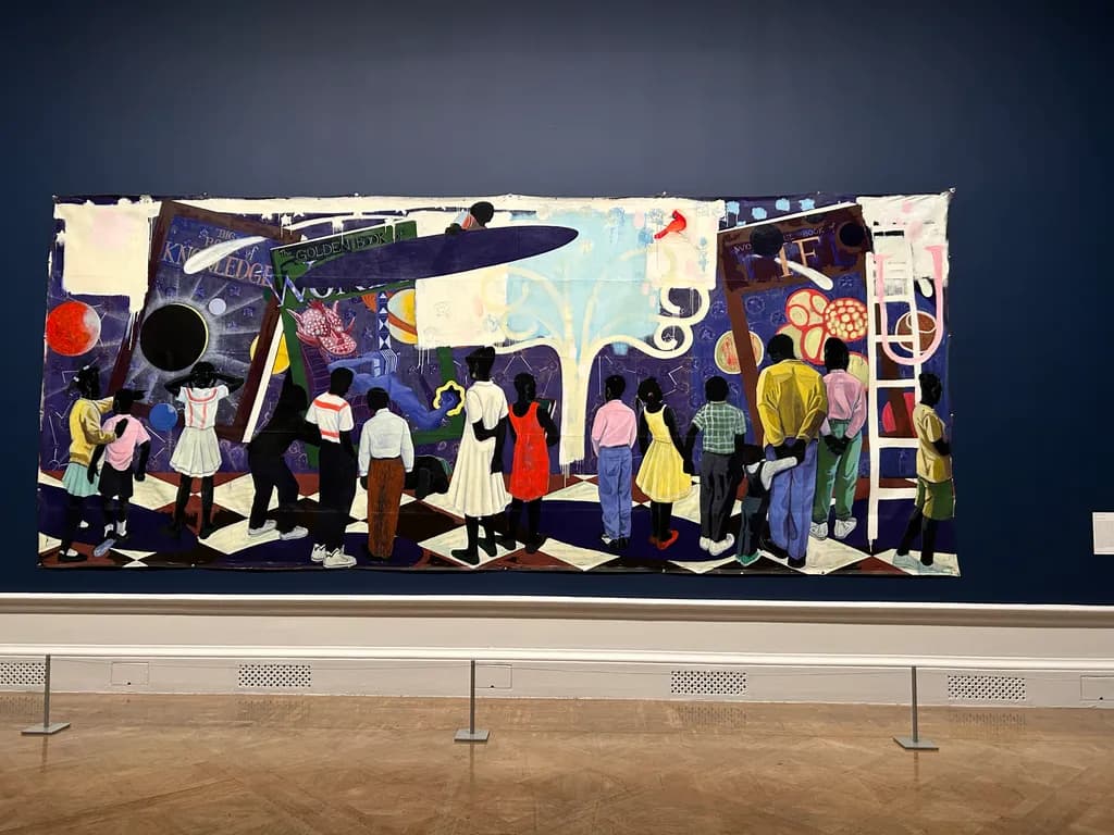 Cultural Reflections: A Vibrant Mural of Community and Curiosity