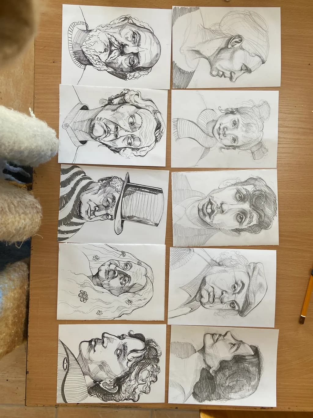 Expressive Faces: A Collection of Artistic Portrait Sketches