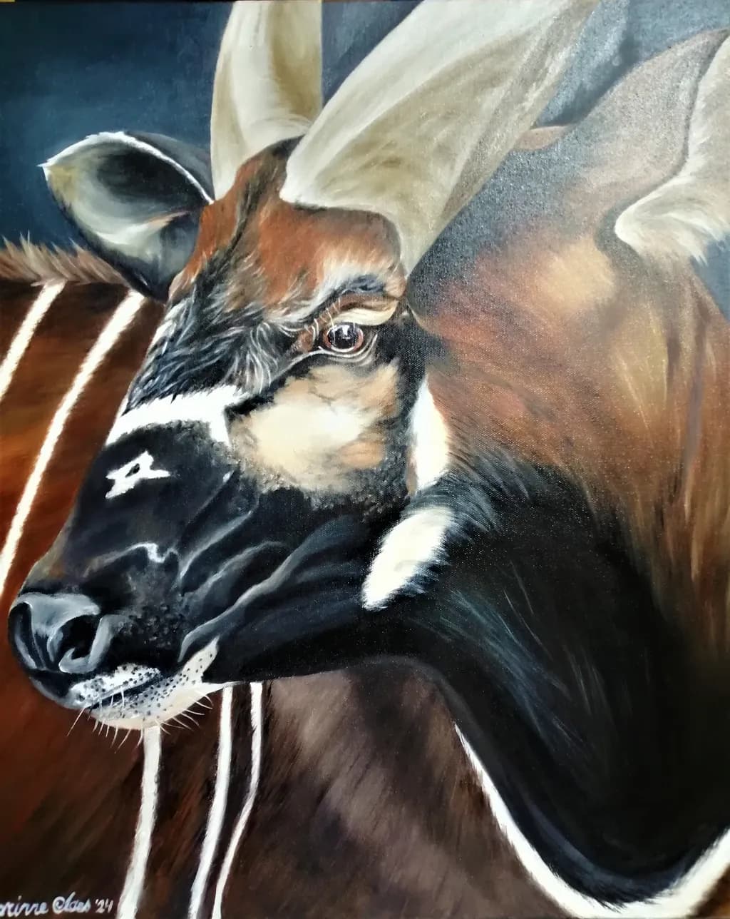 Majestic Gaze: A Realistic Portrait of Nature's Beauty