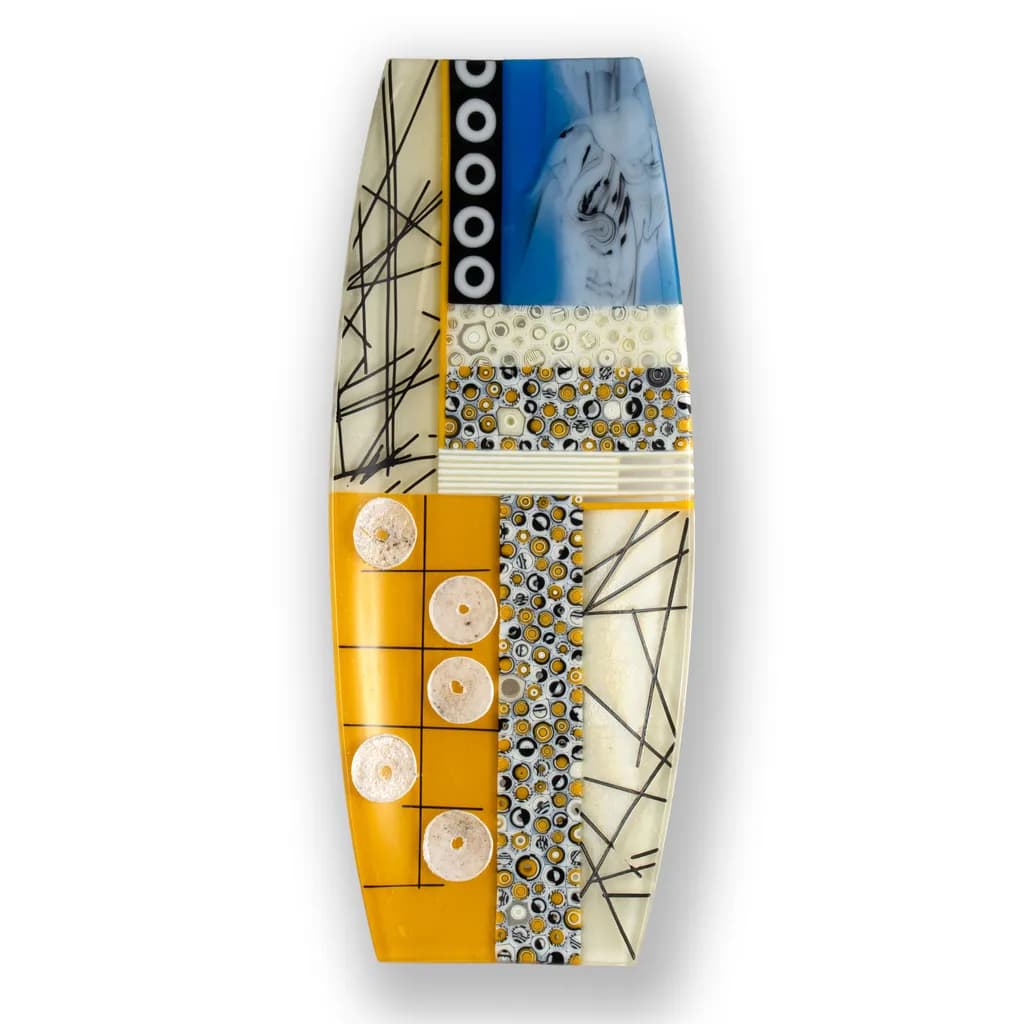 Sunshine on the Ocean Glass Wall Hanging