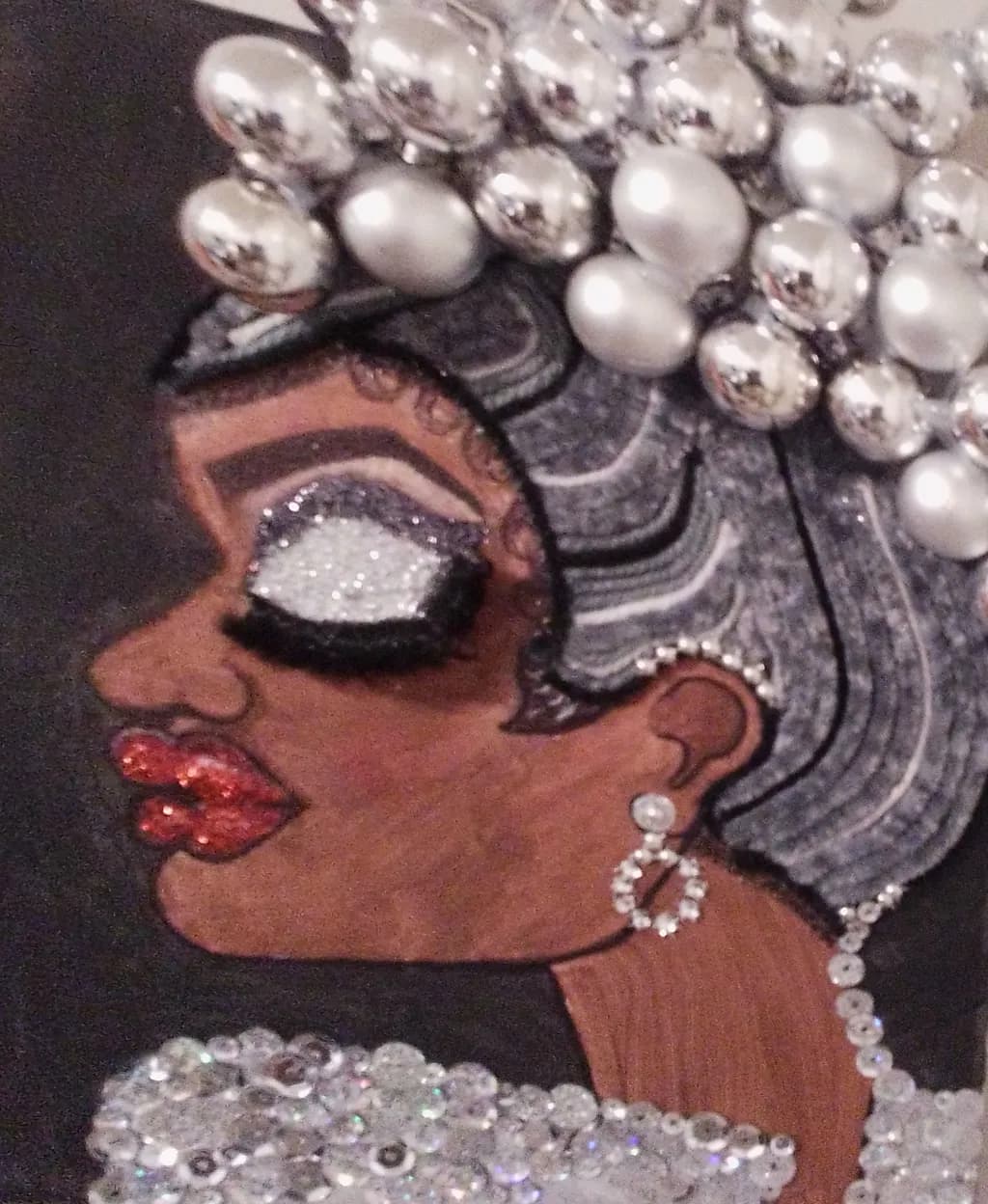 Elegant Glamour: A Portrait of Timeless Beauty and Grace