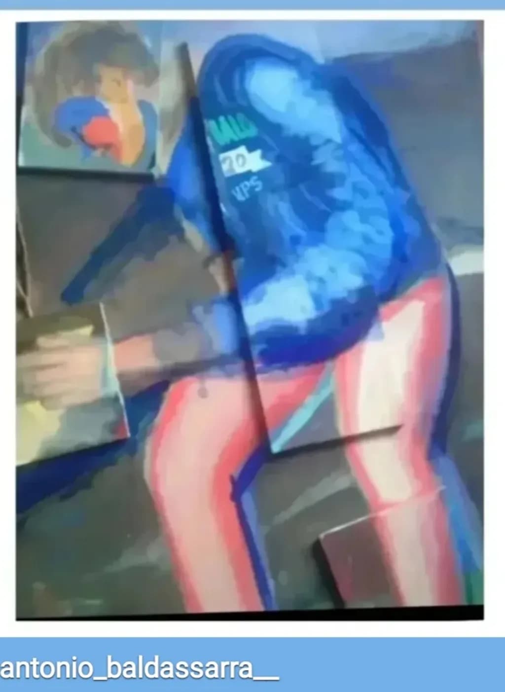 Blue Jacket Figure