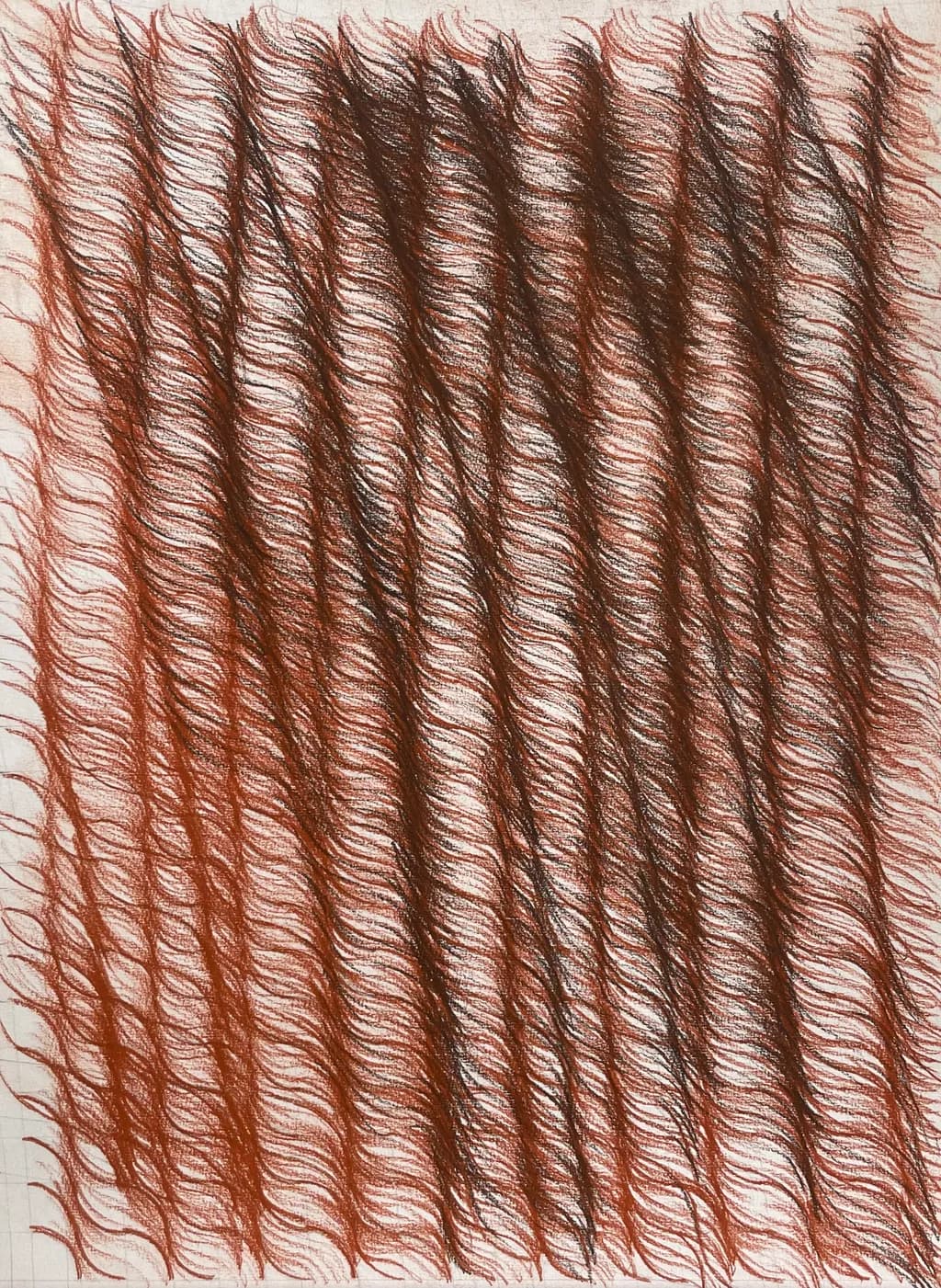 Whispers of Warmth: An Abstract Dance of Red and Brown Textures