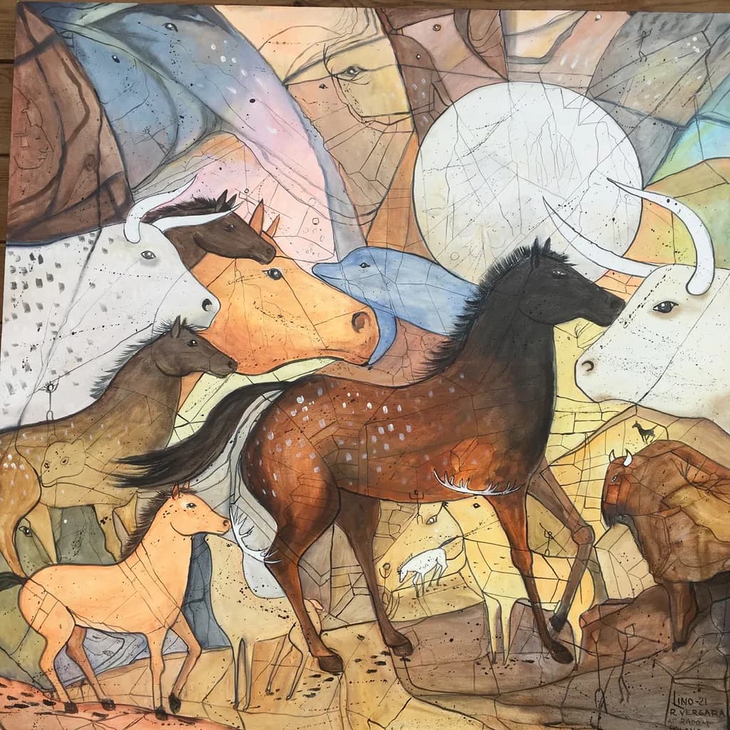 Harmonious Journey: A Tapestry of Equine Spirits and Nature's Embrace