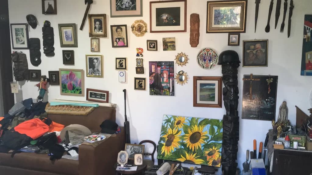 Eclectic Harmony: A Vibrant Tapestry of Art and Memories on Display