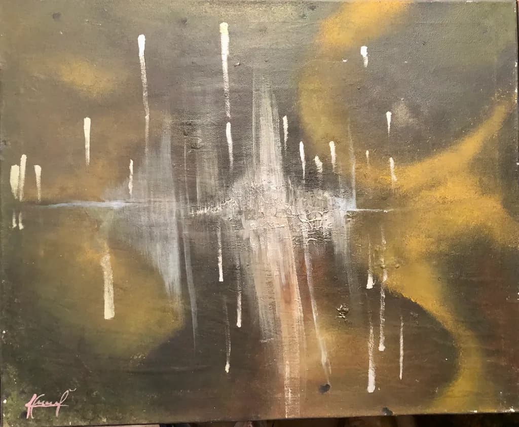 Whispers of Light: An Abstract Journey Through Color and Texture