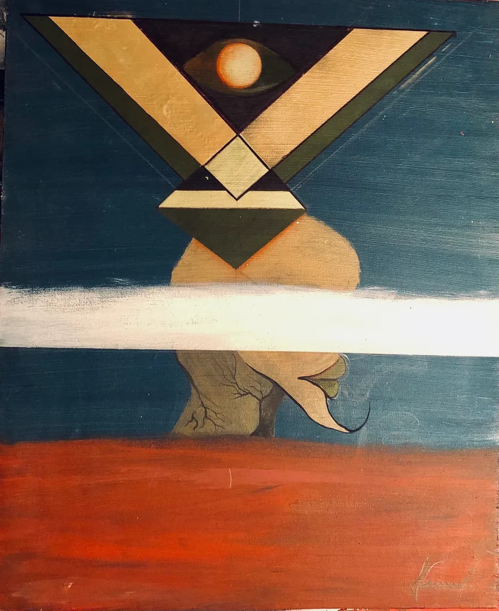 Vibrant Visions: An Abstract Journey Through Geometric Surrealism