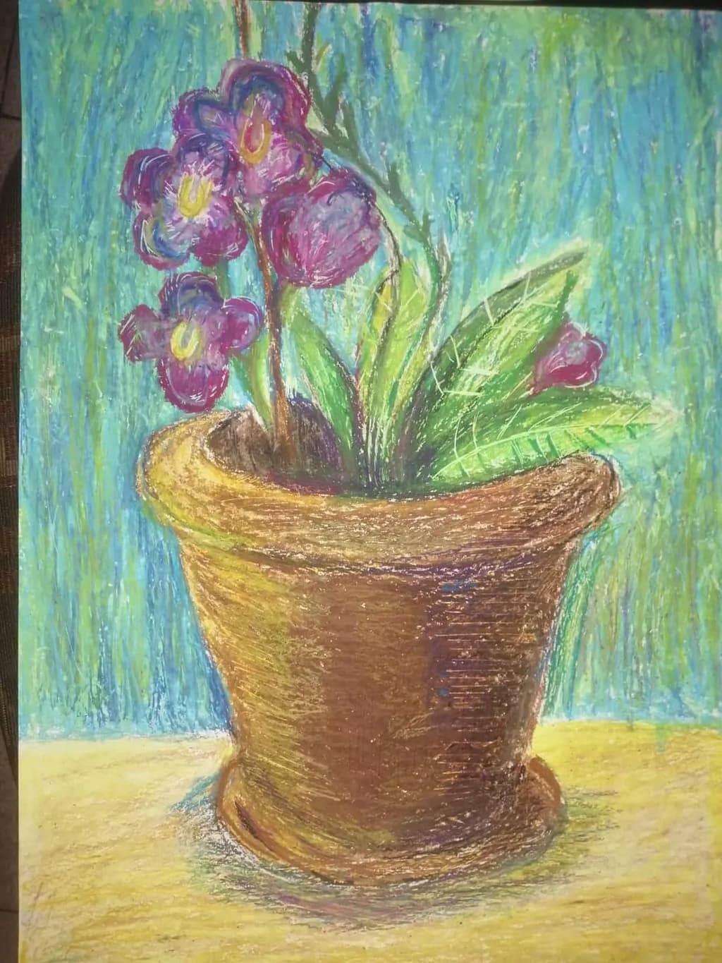 Vibrant Orchid Dreams: A Pastel Journey in Bloom