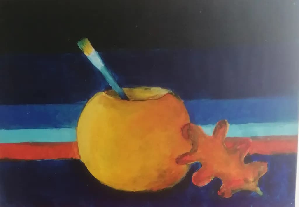 Vibrant Autumn Still Life: A Colorful Dance of Nature and Creativity