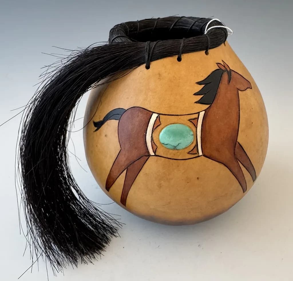 Turquoise Saddle Gourd